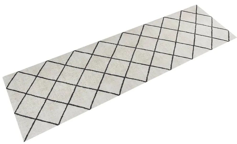 mosható kockás bársony konyhaszőnyeg 45 x 150 cm