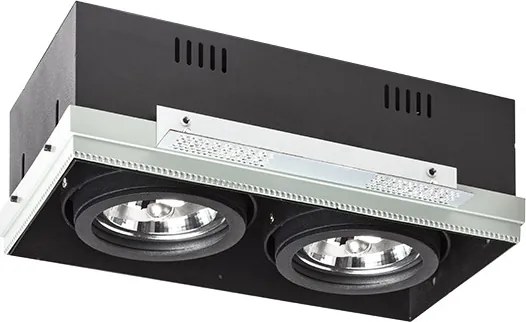 RENDL ELECTRA II černá 12V LED G53 2x15W