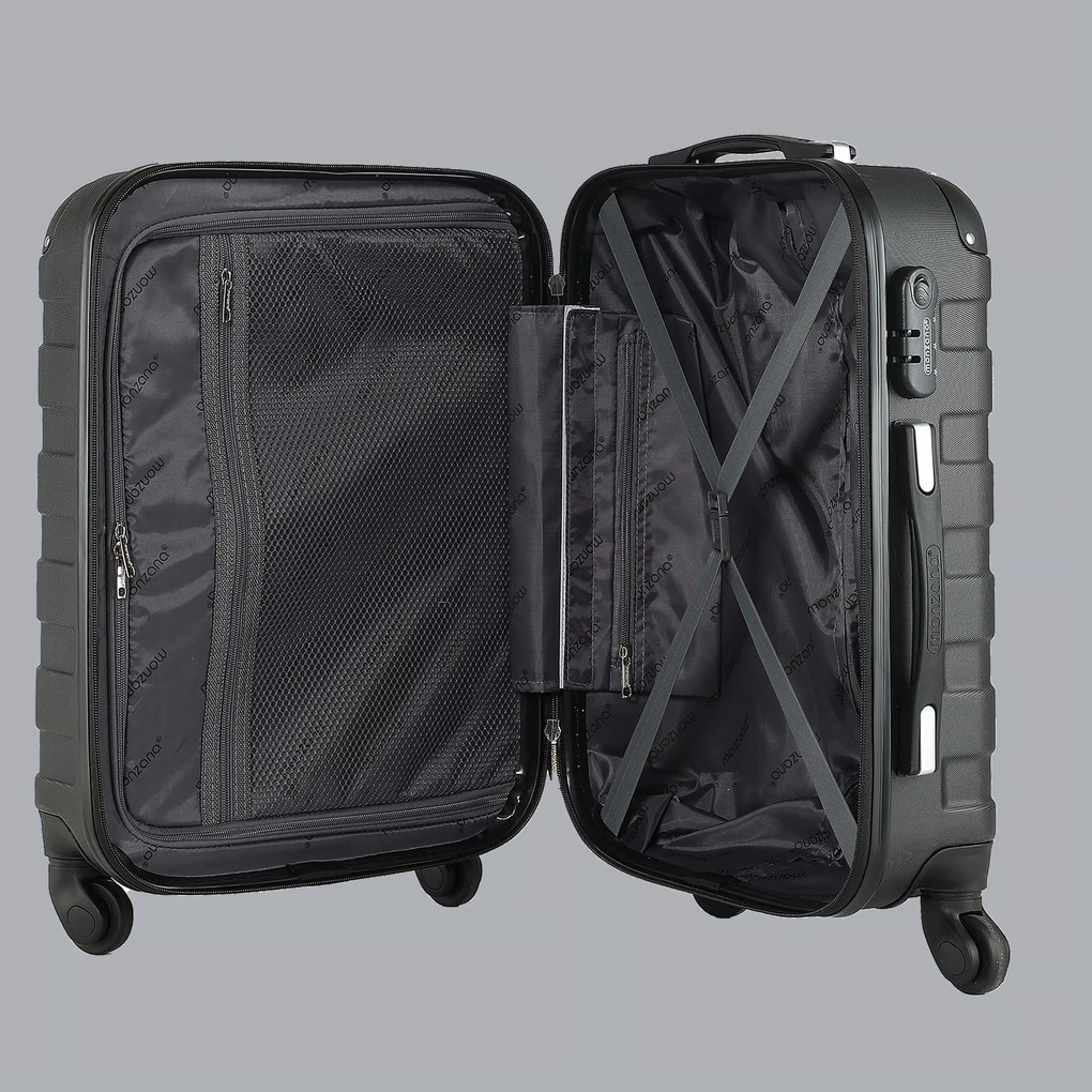 Deuba Essential L utazóbőrönd - fekete