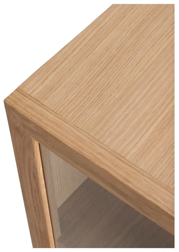 Natúr színű tölgyfa tálalószekrény 60x130 cm Kaiser – Hübsch