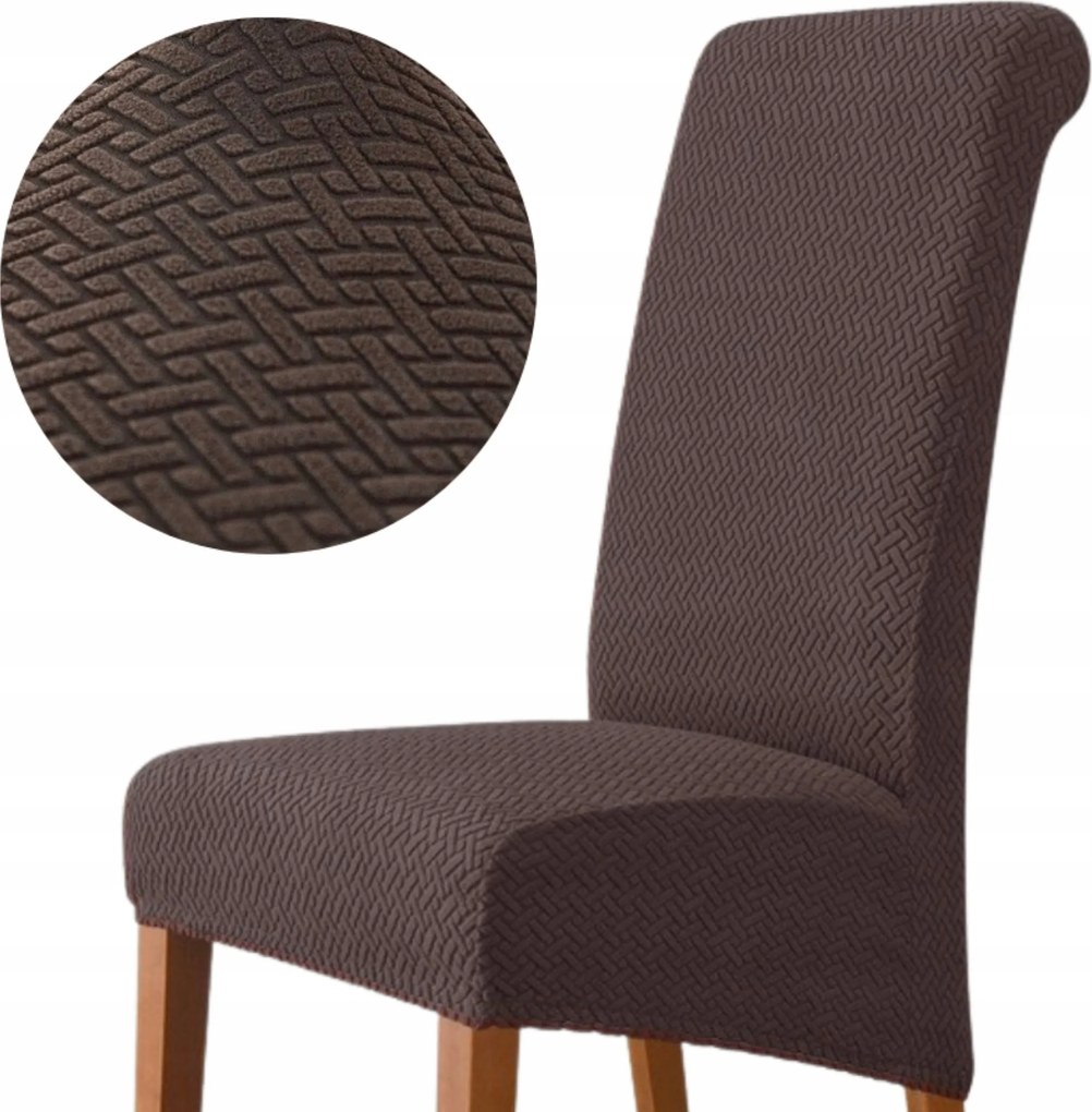 Jacquard Halszálka Székhuzat Prémium Rugalmas Oeko-tex Nappaliba