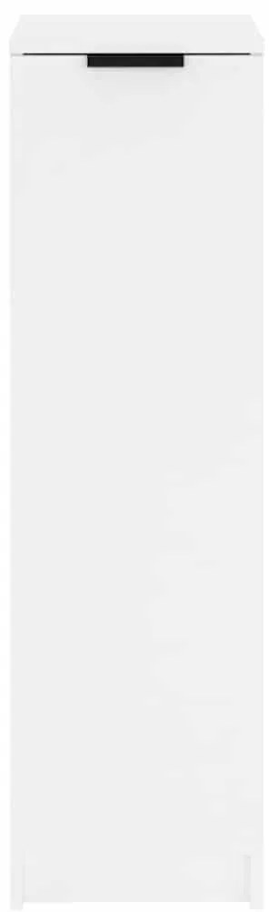 fehér szerelt fa cipősszekrény 30 x 35 x 100 cm