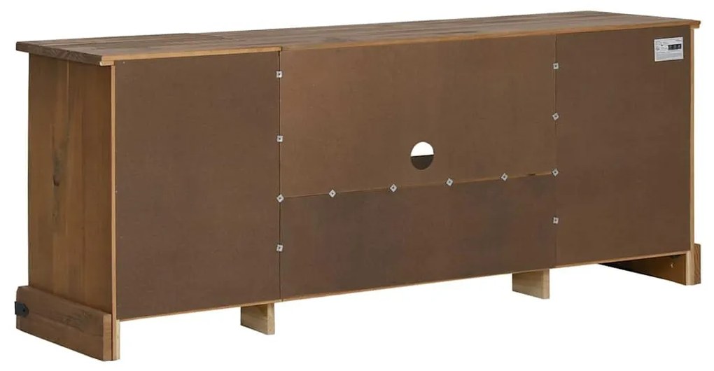 HALDEN tömör fa TV szekrény 2 tolóajtóval 150x40x60 cm