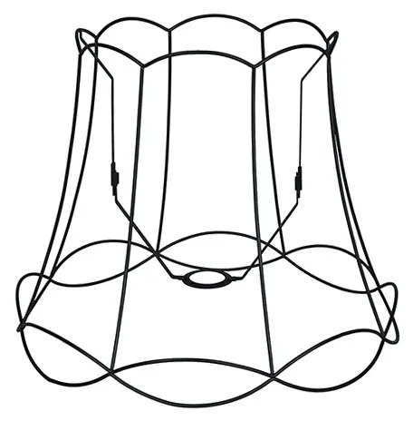 Fém lámpabúra fekete 45/36 - Granny Frame