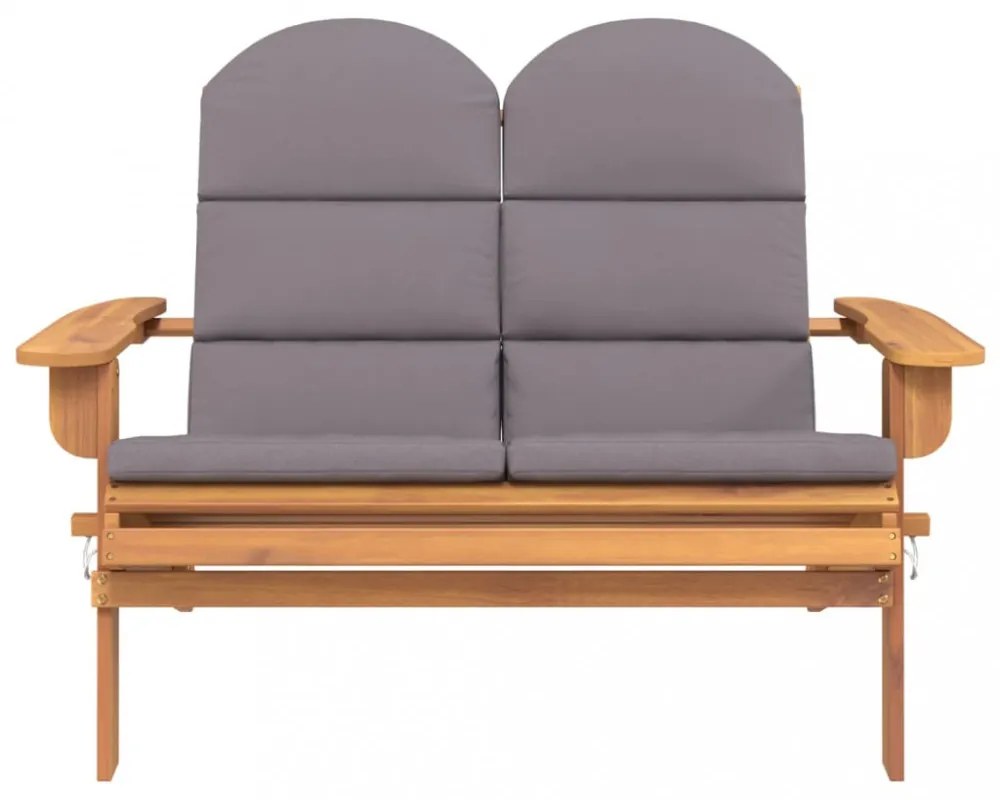 tömör akácfa Adirondack kerti pad párnával