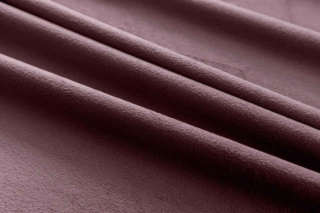 Világoslila VELVET sötétítő függöny 140x270 cm Felfüggesztés: Hullámos sínszalag