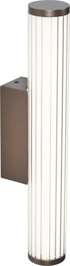 Retro bronz fali lámpa 40 cm LED-del IP44 - Coco