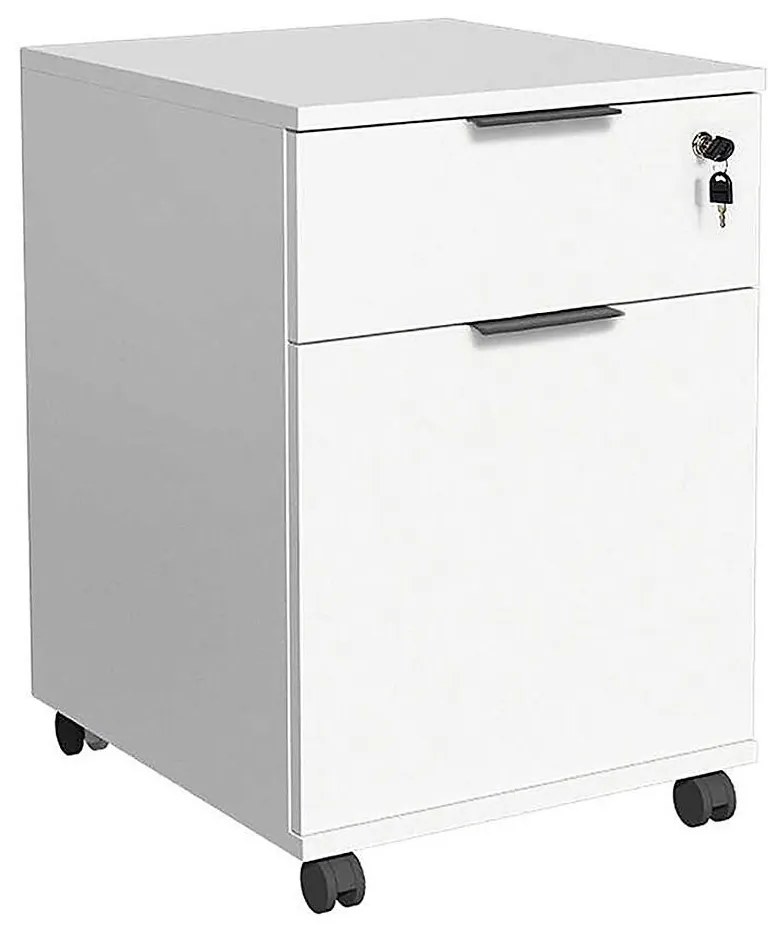 Fehér irodai konténer 61x41 cm