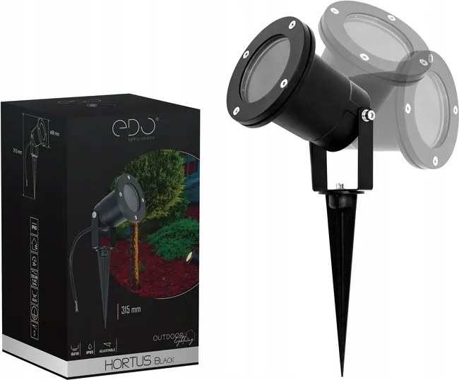 Hortus Beszúrható GU10-ES Kerti Fényszóró LED-hez Edo kábellel