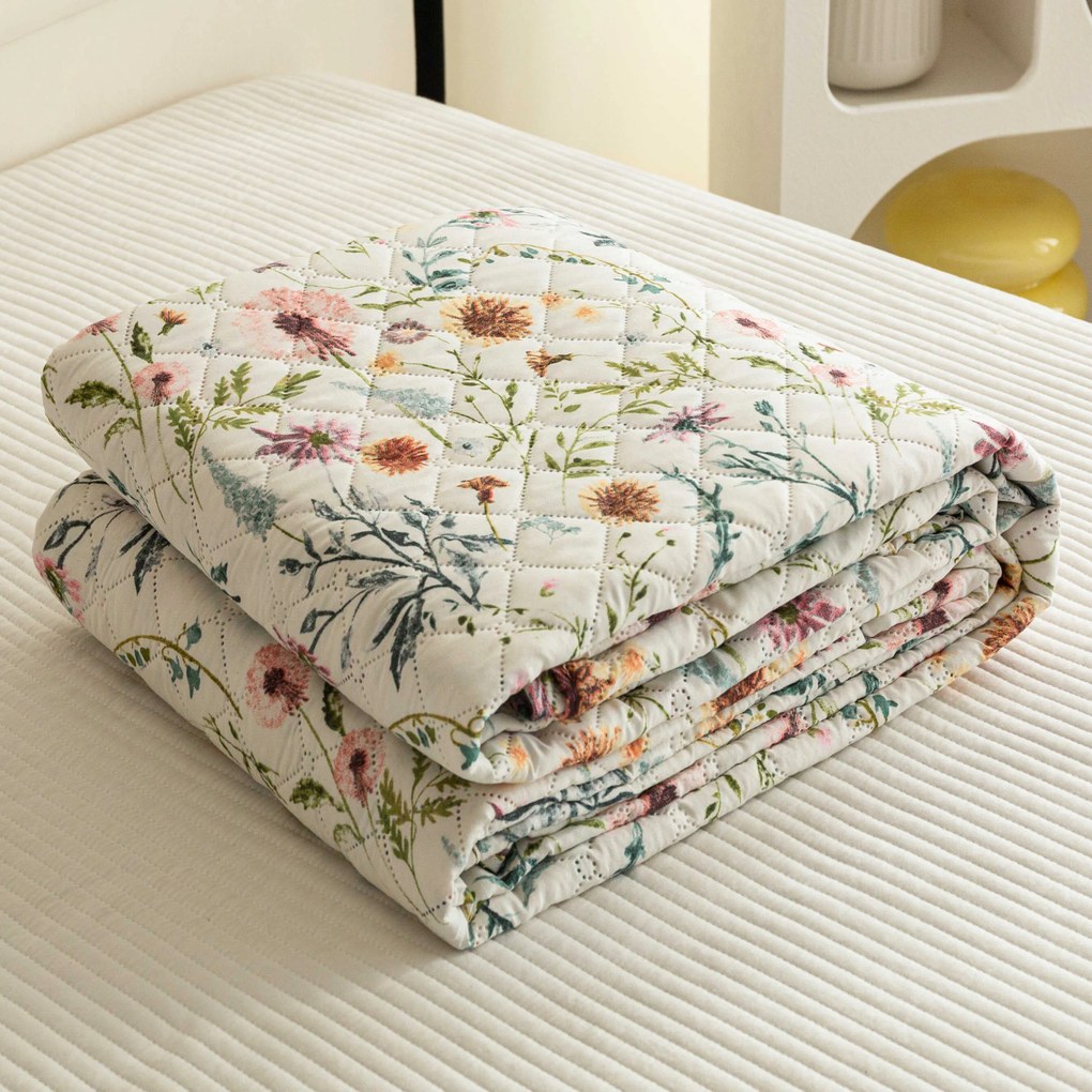 HERBALIS krémszínű ágytakaró Méret: 220 x 240 cm