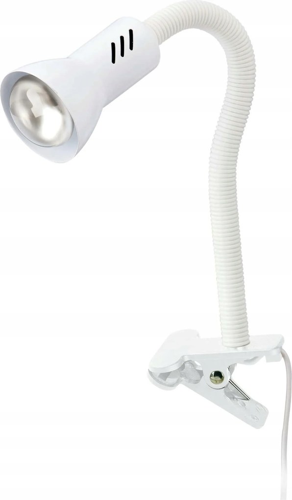 Briloner flexibilis lámpa csíptetővel, 26 cm, E14, fehér, 40W