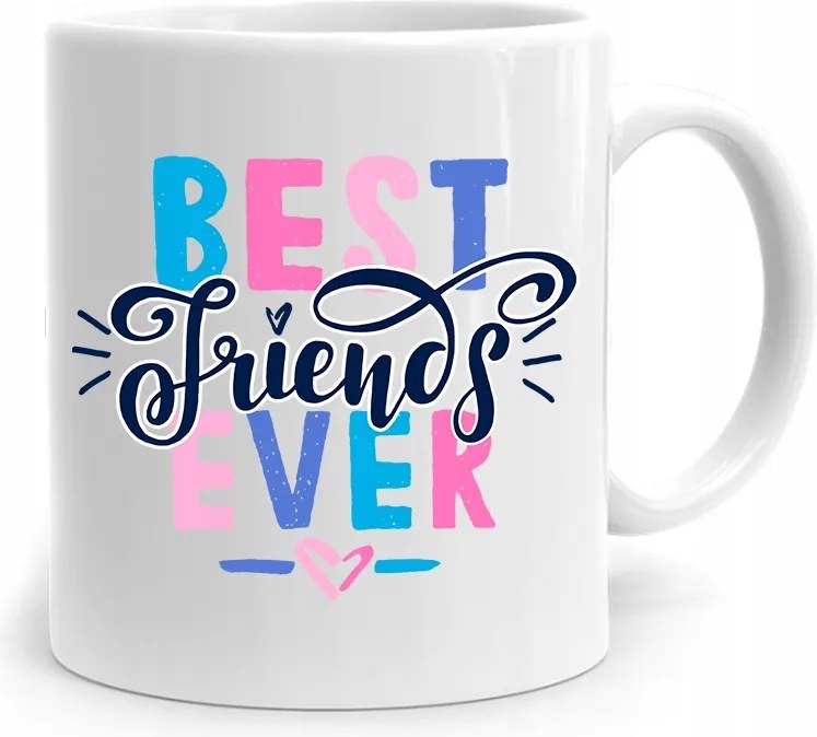 Best Friends Ever Ajándék Bögre Barátnak, fényképes nyomattal