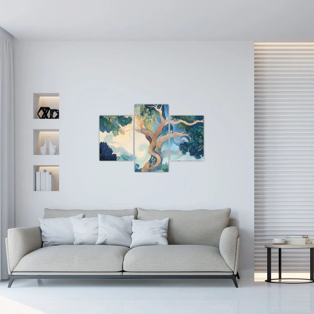 Kép – Kozmikus fa (90x60 cm)