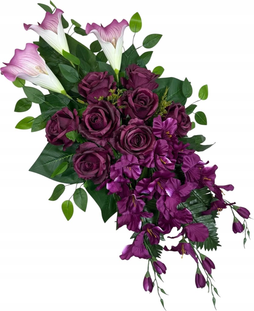 Csokor Nád Kompozíció Sír Temető Művirágok