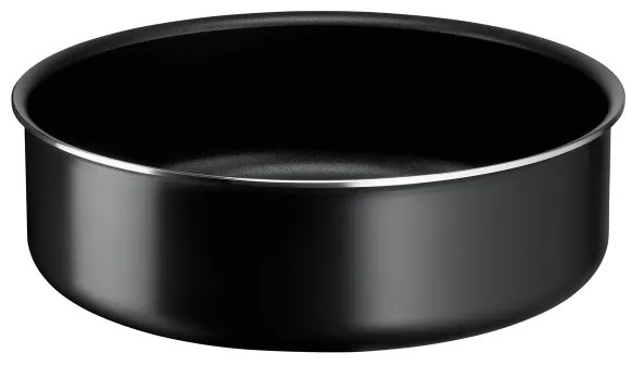 Tefal - Serpenyőkészlet 3 db INGENIO EASY COOK &amp; CLEAN BLACK
