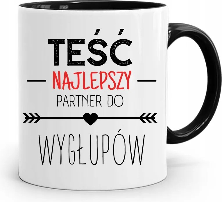 Fekete Bögre Apósnak A Legjobb Partner fényképes nyomtatással