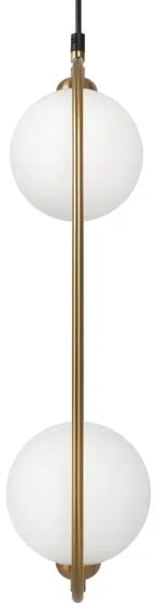 Maytoni MOD013PL-02BS1 - Csillár zsinóron RING 2xG9/25W/230V réz