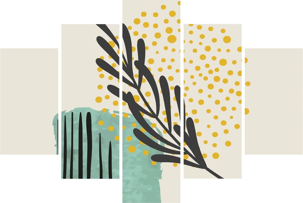 Kép - Absztrakt lapok N⁰3 (150x105 cm)