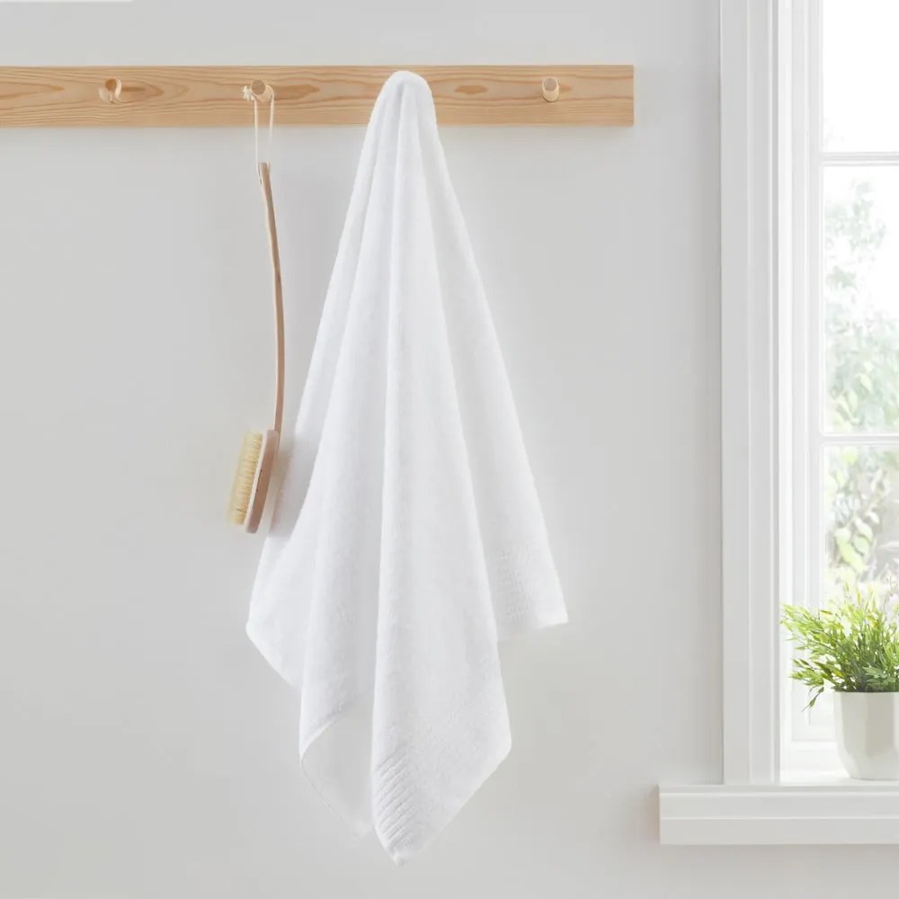 Fehér frottír egyiptomi pamut fürdőlepedő 90x140 cm – Bianca