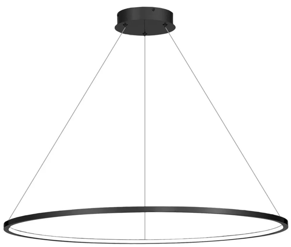 MILAGRO ML8862 SATURNO Fürdőszobai Függő Lámpa Fekete LED IP44