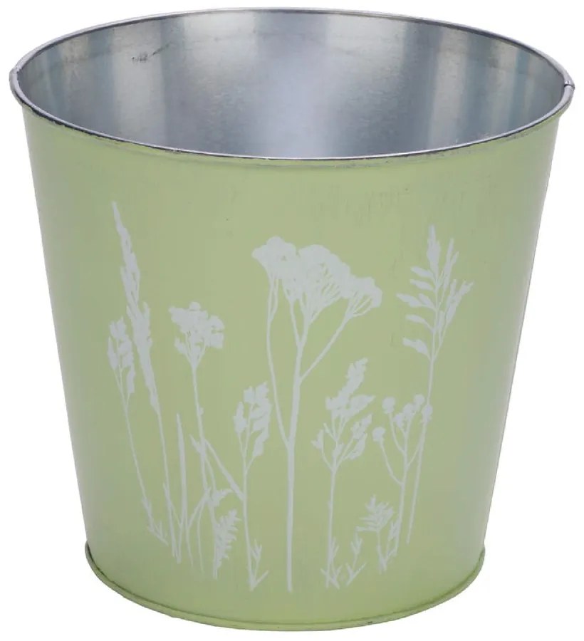 Flowery zöld virágcserép, ø 10,5 cm - Ego Dekor