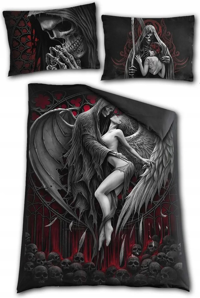 Csók Dead Kiss Spiral ágyneműhuzat garnitúra Angliából