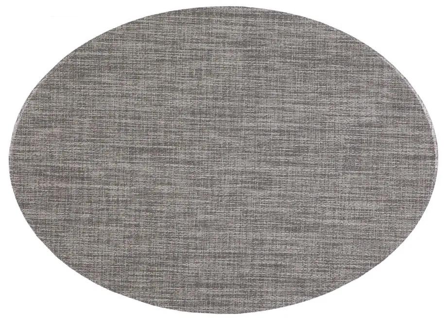 Oval szürke tányéralátét, 46 x 33 cm - Tiseco Home Studio