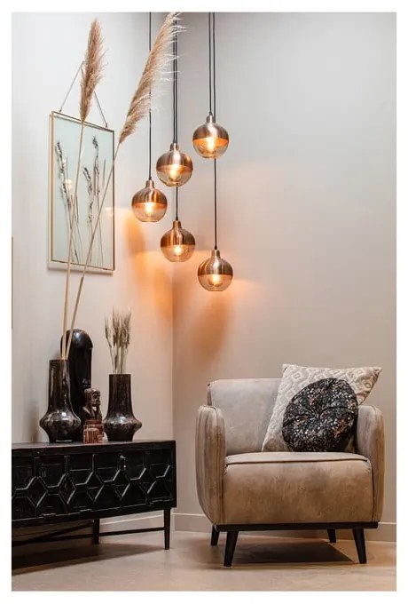 Fekete újrahasznosított fa TV-állvány 160x50x45 cm Bequest – WOOOD