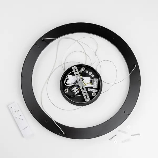 Brilagi - Dimmelhető LED zsinóros függőlámpa FALCON SLIM LED/42W/230V Ø 50 cm fekete +DO