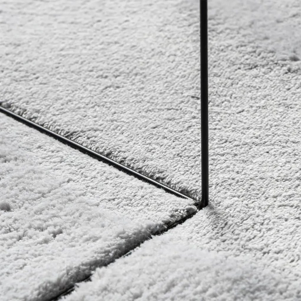 HUARTE szürke rövid szálú puha és mosható szőnyeg 140 x 200 cm