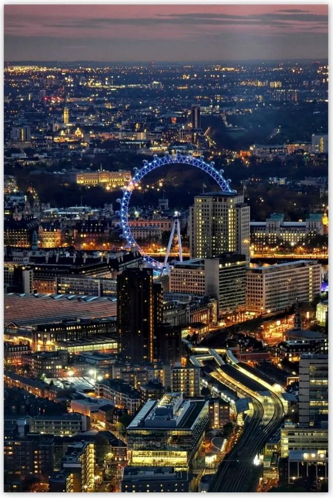 Poszterek 80x120 London éjszaka