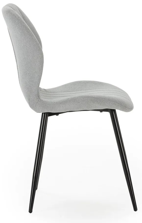 Világosszürke étkezőszék szett 4 db-os Milu – Marckeric