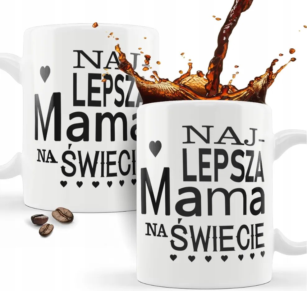 Nyomott mintás bögre A Világ Legjobb Anyukája ajándék