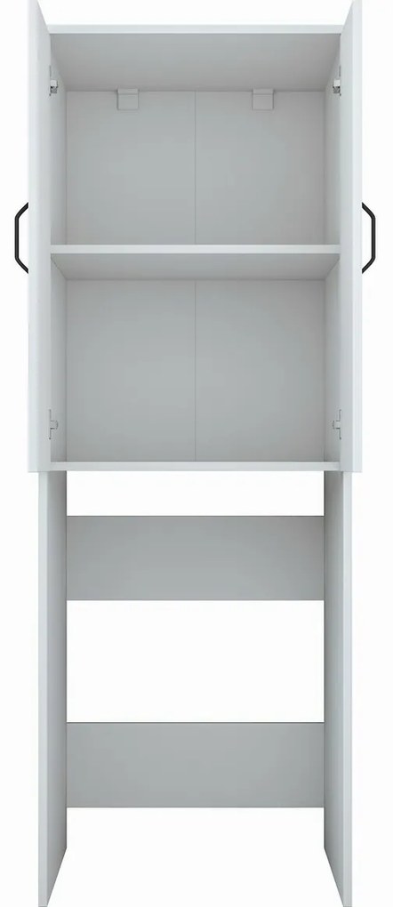 Kamil White szekrény a mosógép fölé