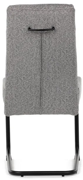 Szürke Szövet Étkezőszék, Ezüst Árnyalattal. DCL-P3107 SIL2