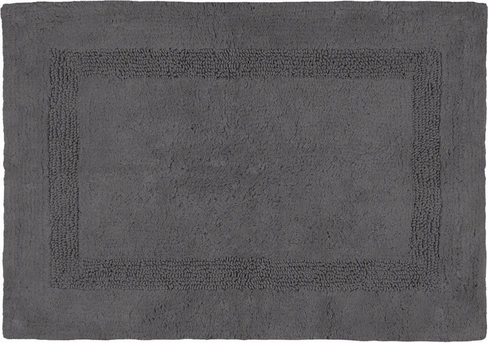 Fürdőszobaszőnyeg Softness 50x80 cm antracit puha szőnyeg fürdőszobaszőnyeg