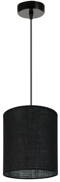 Brilagi - TUBES lógó 1xE27/15W/230V, 20 cm átmérő, fekete