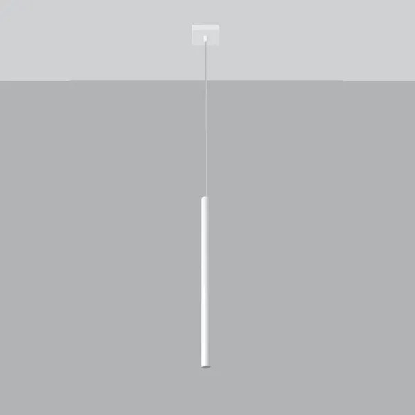 Sollux SL.0465 - Csillár zsinóron PASTELO 1xG9/8W/230V fehér