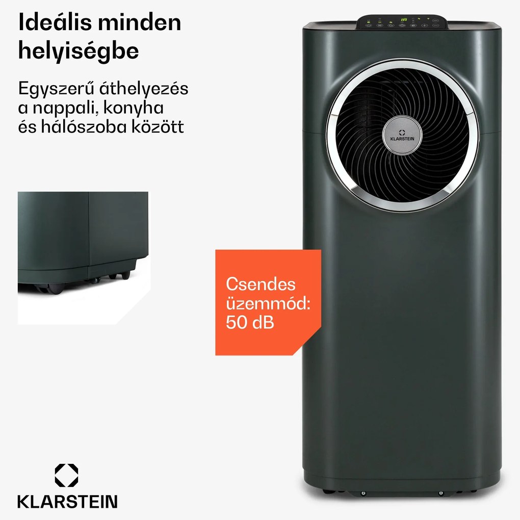 Klarstein Kraftwerk Eco Smart 11, légkondicionáló, 3 az 1-ben, 11.500 BTU, távirányító, applikációval vezérelhető