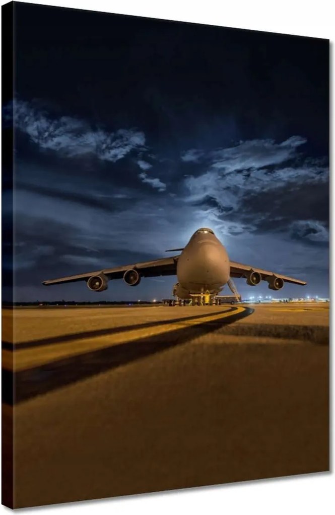 Vászonkép 30x40 Nagy repülőgép repülőtér