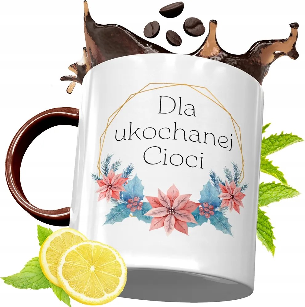 Bordó Bögre Néniknek Születésnapra Ajándék fényképes nyomtatással