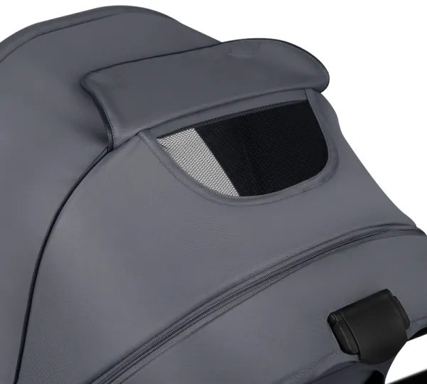 Lionelo - AMBER PLUS 2 az 1-ben kombinált babakocsi, szürke grafit