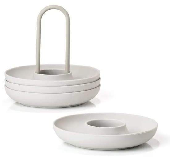 Fém lágytojás tartó szett 4 db-os Singles – Zone