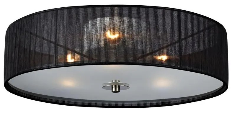 Markslöjd 104884 - Mennyezeti lámpa BYSKE 3xE14/40W/230V fekete