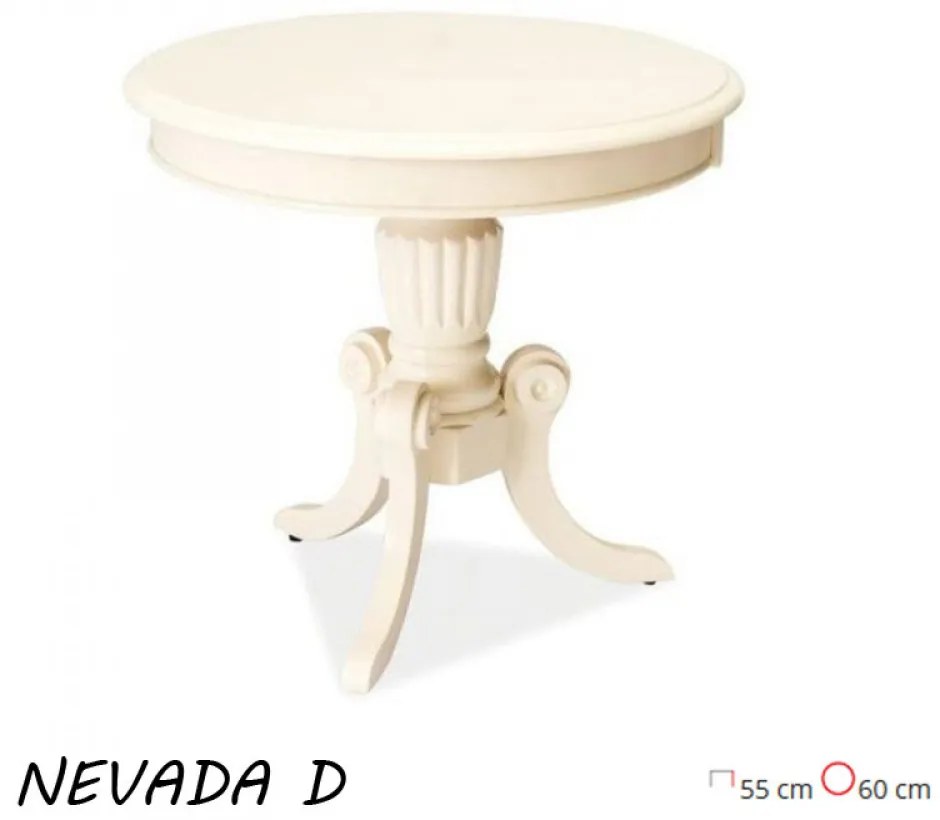 Nevada D Dohányzóasztal Fehér