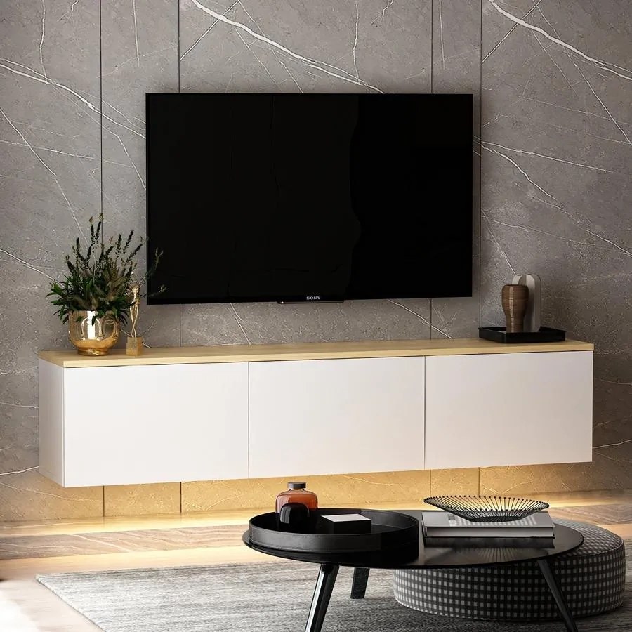 TV szekrény Neon - White v2