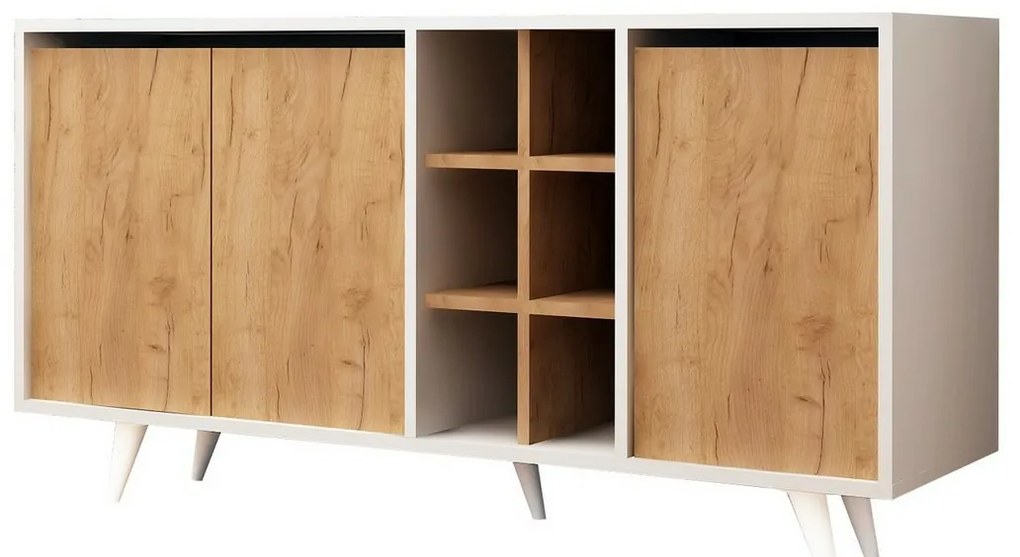 Prava Oak and White szekrény