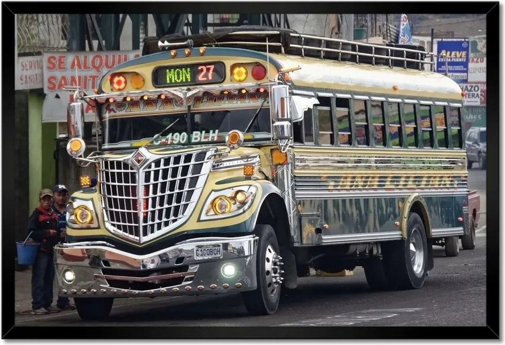 Poszterek keretben 60x40 Busz Haszongépjármű