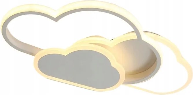 LED-es gyerekszoba plafon Felhők 3000-6500K