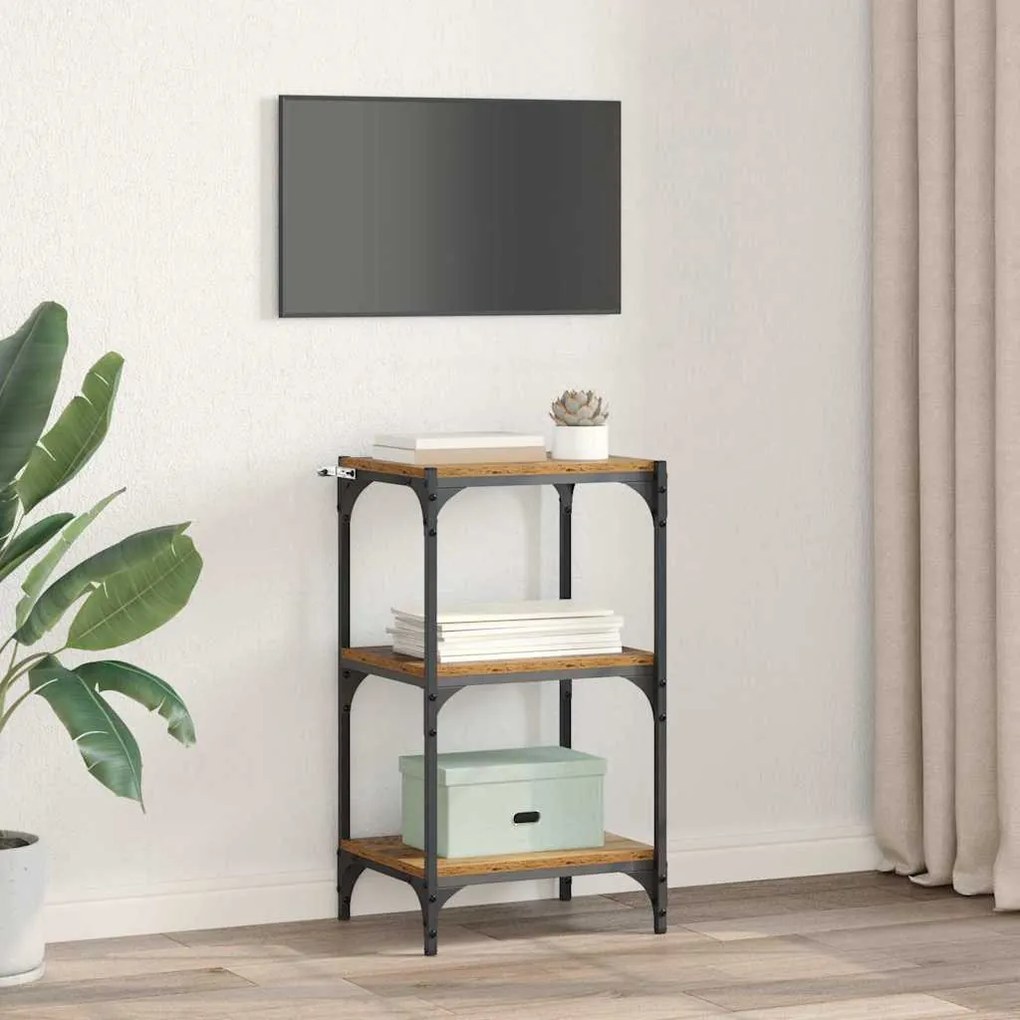 Könyvespolc Régi fa 40 x 33 x 71 cm Faanyag